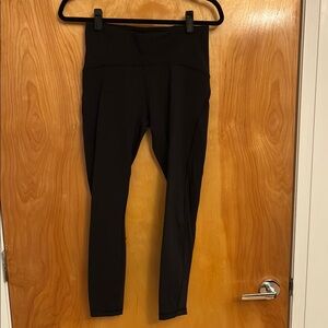 Lululemon Black High-Waisted Leggings for Yoga or Running